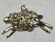 Sterling Leaping Lamb Charm
